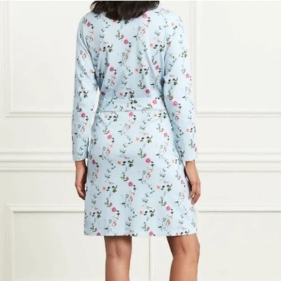 Hill House The Drew Robe in Pond Floral - Picture 2 of 9